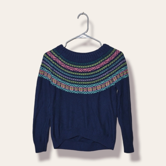 Gymboree Navy Fair Isle Sweater - Picture 2 of 5